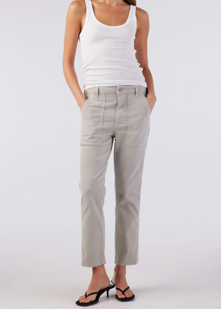 AMO Denim | Easy Army Trouser - Fog Color