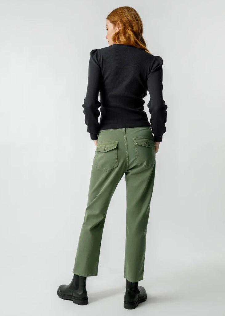 AMO Denim | Easy Army Trouser in Tea Leaf