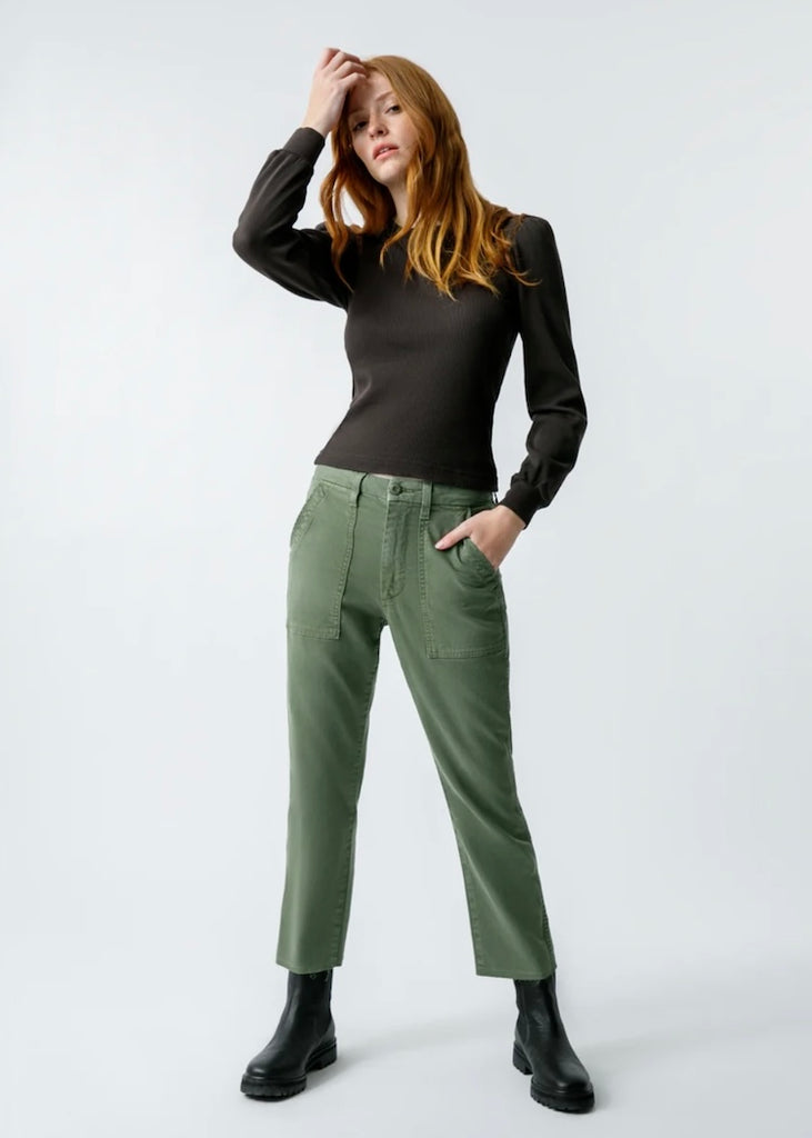 AMO Denim | Easy Army Trouser in Tea Leaf