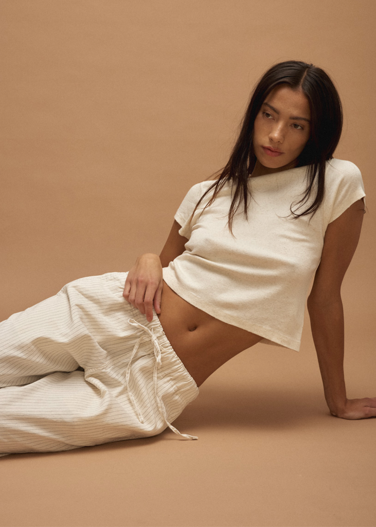 AMO Denim | Janis Pant | Bone