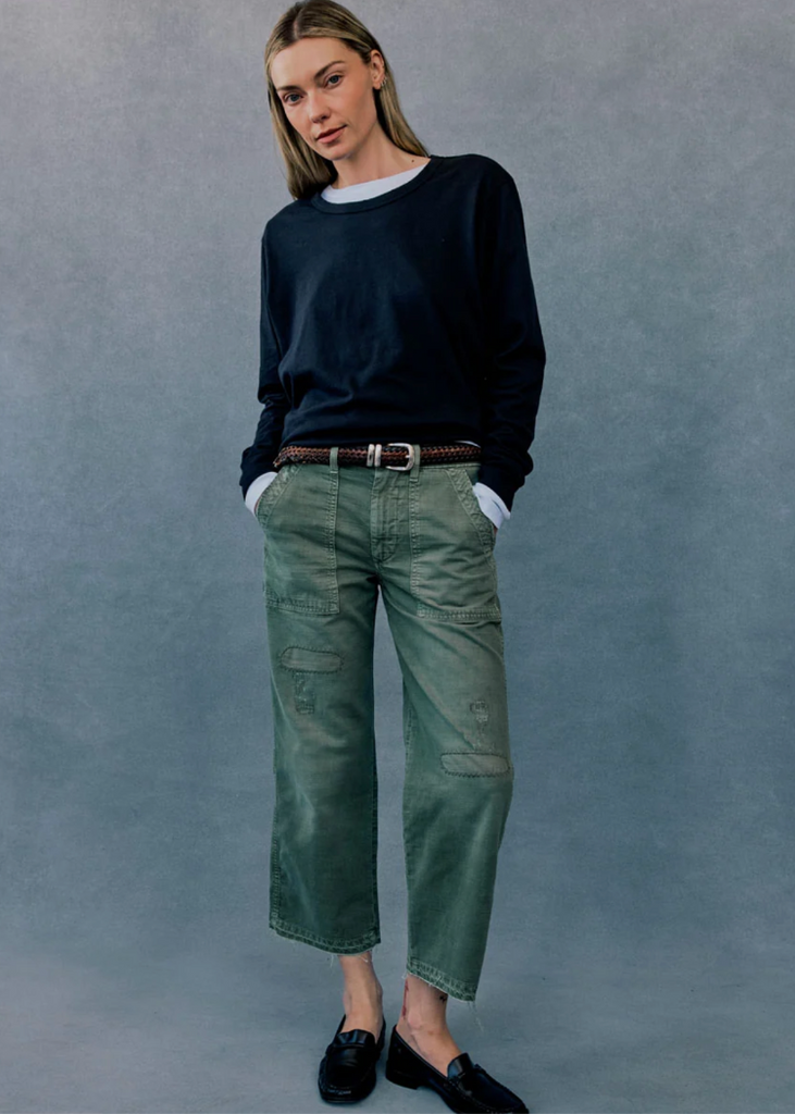 AMO | Easy Army Slouch Crop