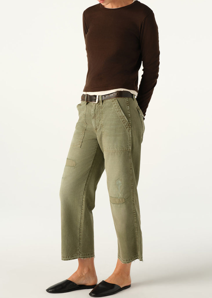 AMO | Easy Army Slouch Crop