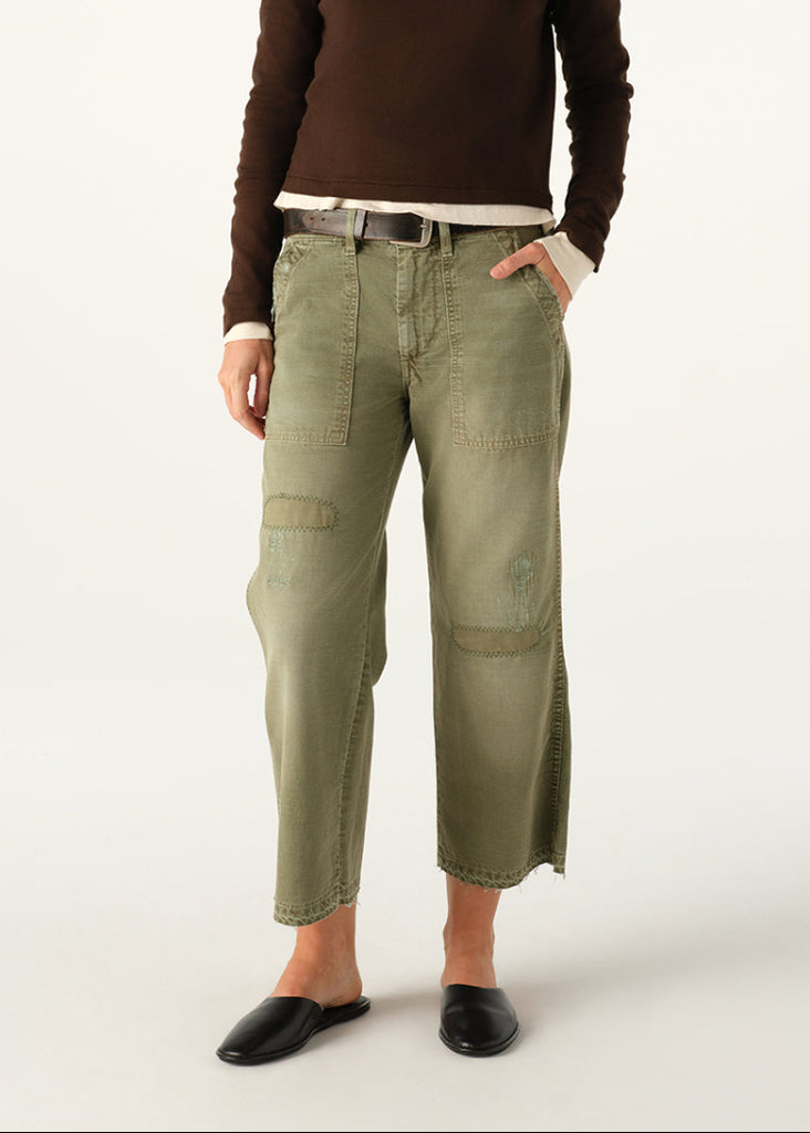 AMO | Easy Army Slouch Crop