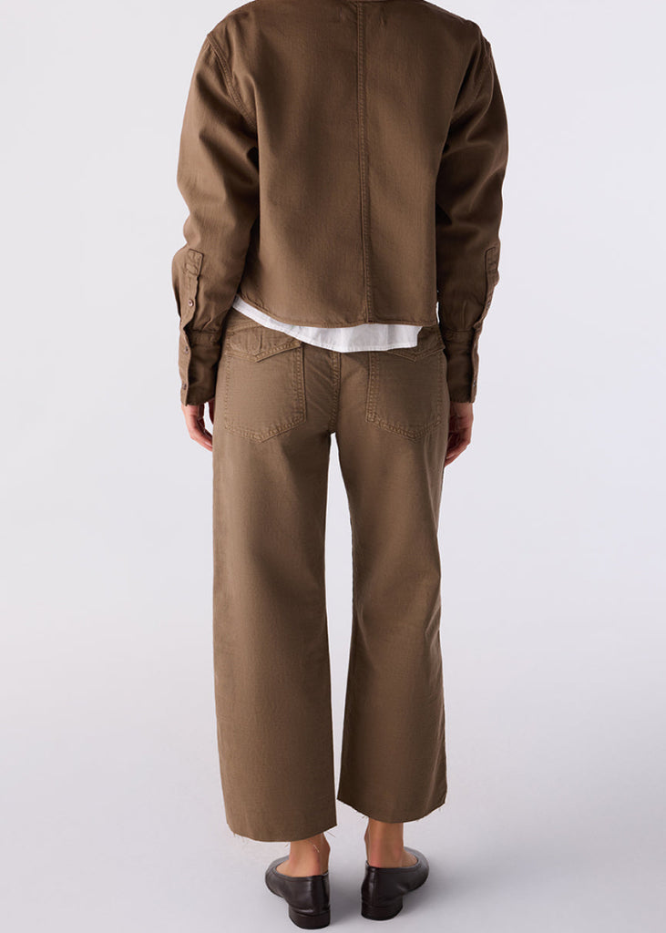 AMO | Easy Army Slouch Crop in Root