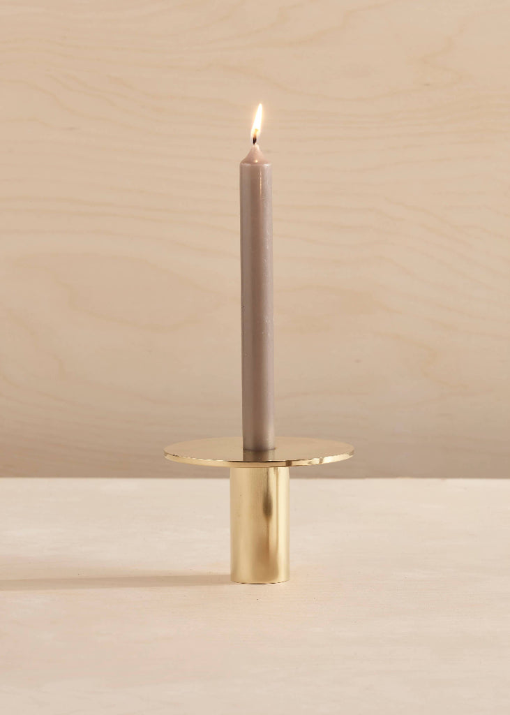 Aaron Probyn | Eclipse Brass Candle Holder