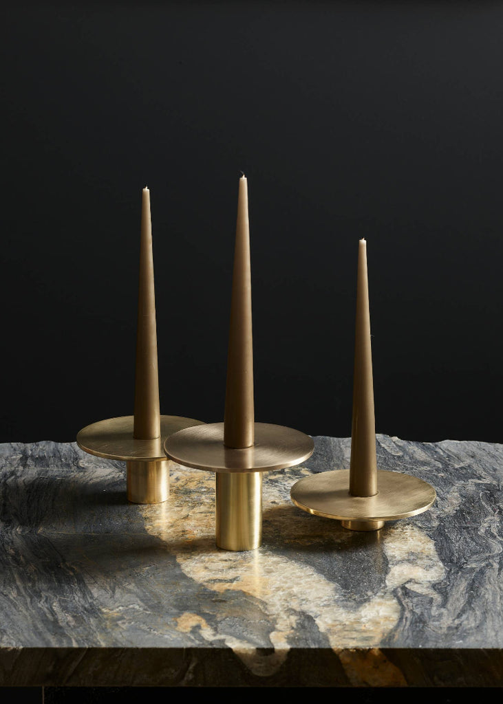 Aaron Probyn | Eclipse Brass Candle Holder