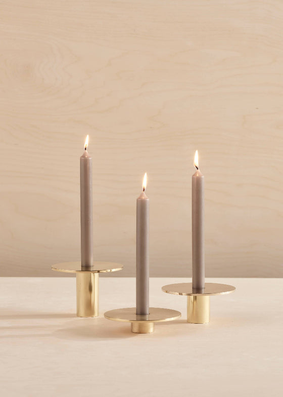 Aaron Probyn | Eclipse Brass Candle Holder