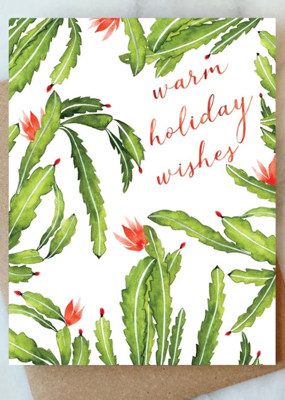 Abigail Jayne Design | Cactus Holiday Card