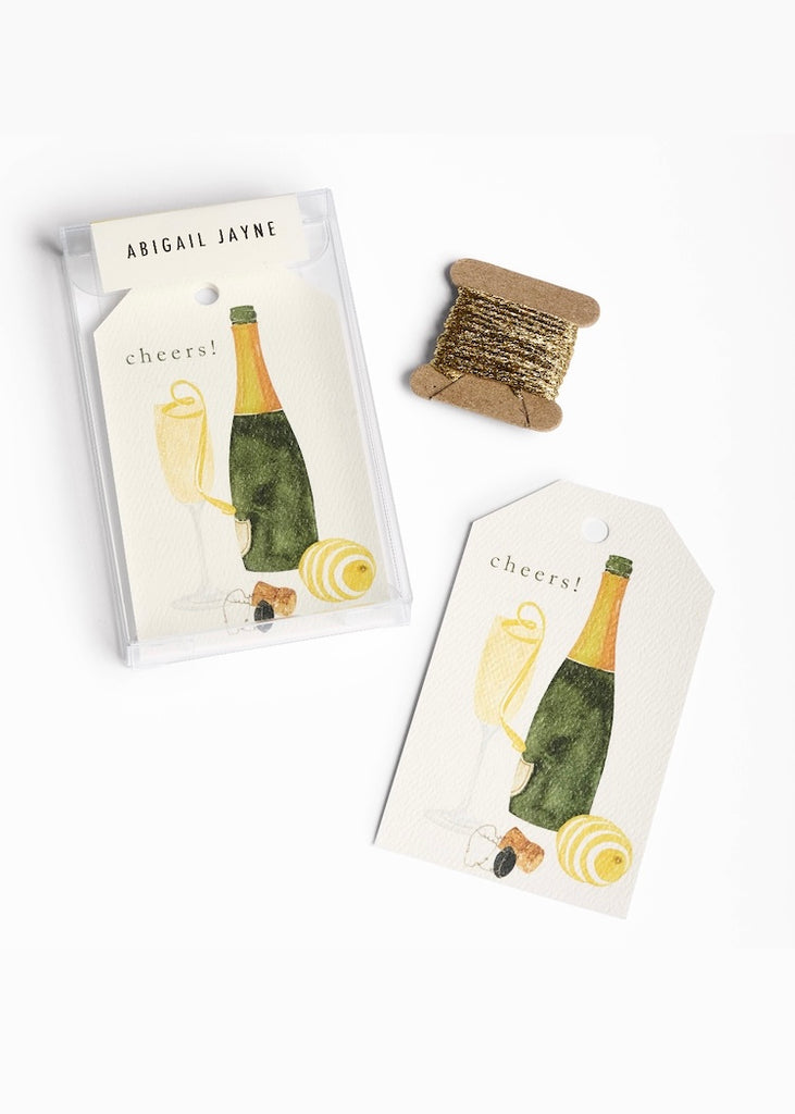 Abigail Jayne Design | Champagne Gift Tags | Set of 8