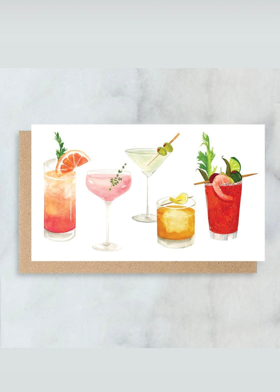 Abigail Jayne Design | Cocktails Mini Cards | Boxed Set of 6