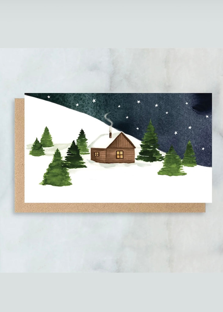 Abigail Jayne Design | Snowy Cabin Mini Cards | Boxed Set of 6
