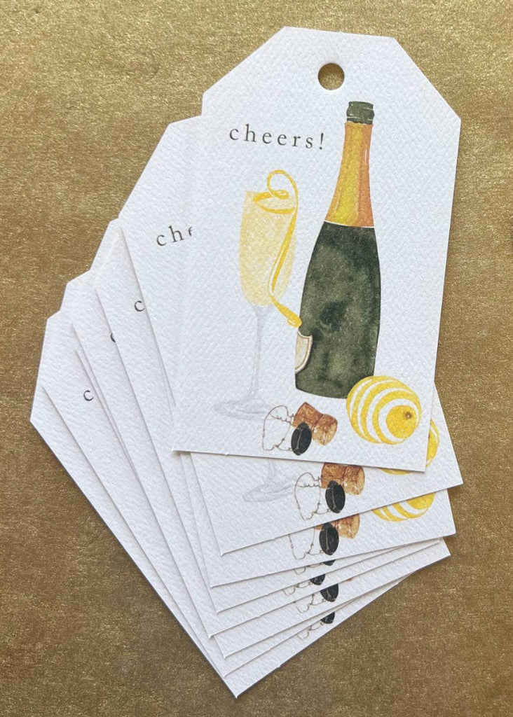 Abigail Jayne Design | Champagne Gift Tags | Set of 8