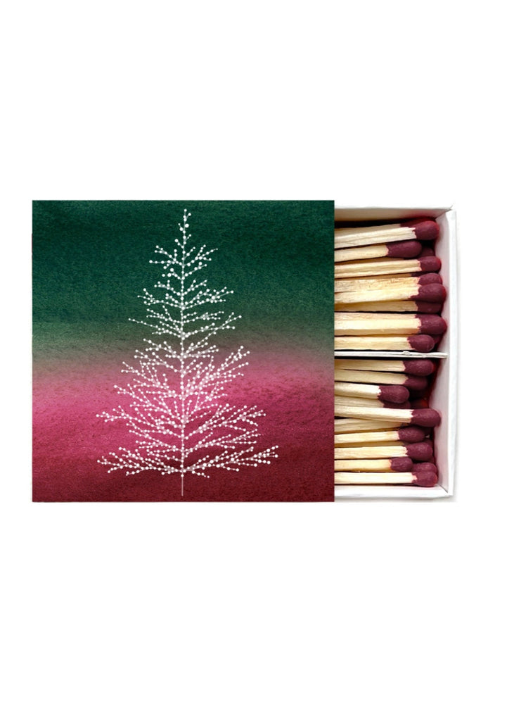 Abigail Jayne Design | Christmas Tree Matches | Holiday Candle Matches