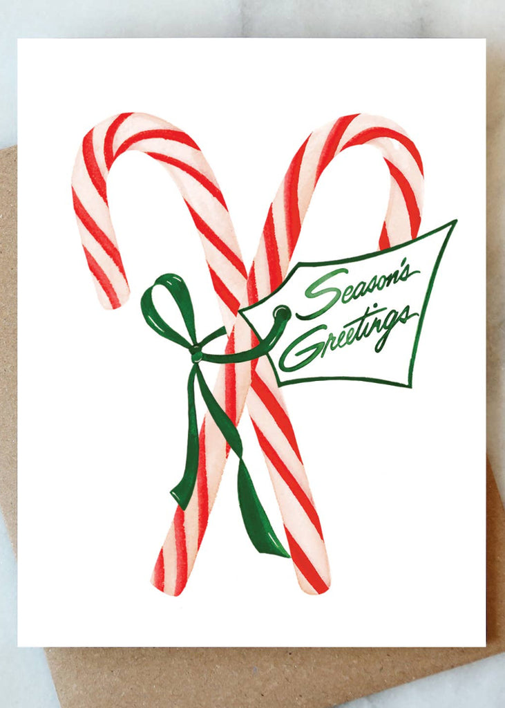 Abigail Jayne Design | Peppermint Holiday Greeting Card