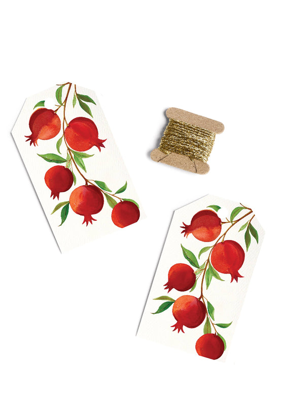 Abigail Jayne Design | Pomegranates Gift Tags | Set of 8