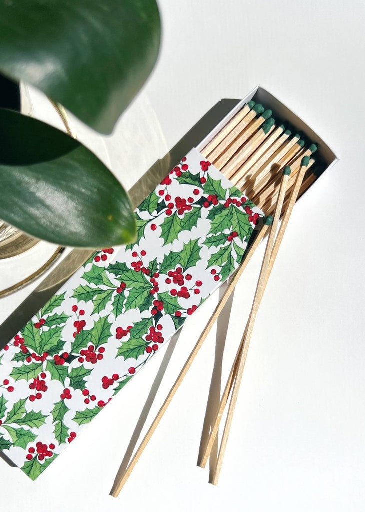 Abigail Jayne Design | Vines of Holly Fireplace Matches