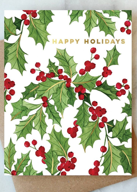 Abigail Jayne Design | Vines of Holly Greeting Card