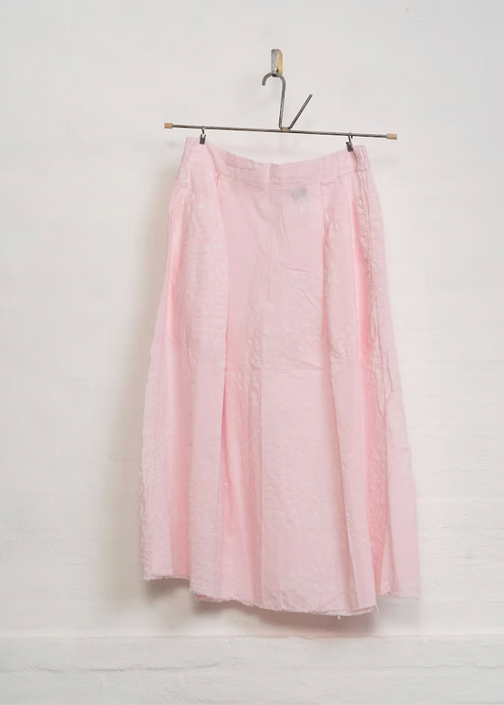Aequamente | Cotton Texture Skirt | Rosa