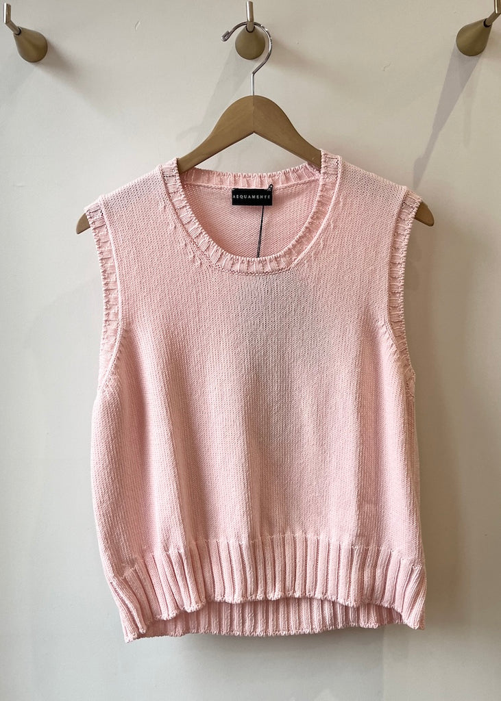 Aequamente | Knit Vest | Rosa