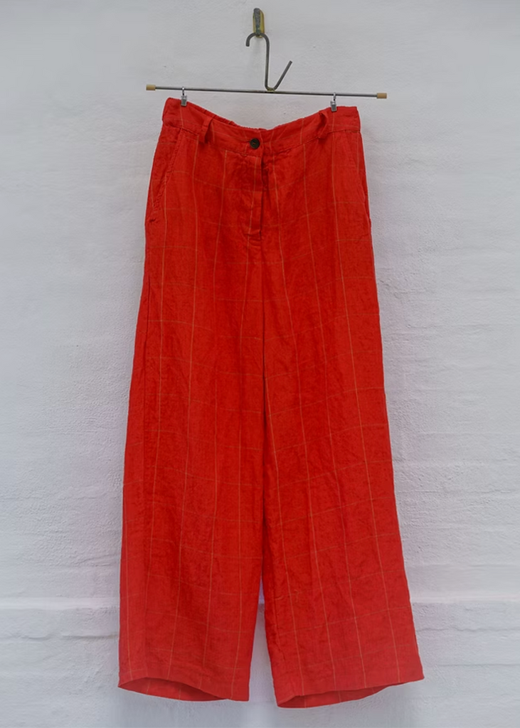 Aequamente | Pant | Red Stripe