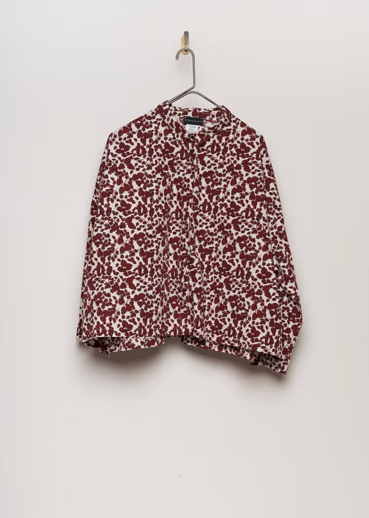 Aequamente | Shirt in Brown Floral