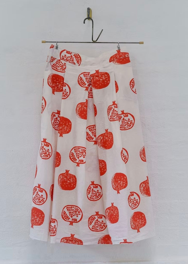 Aequamente | Skirt | Red Pomegranate