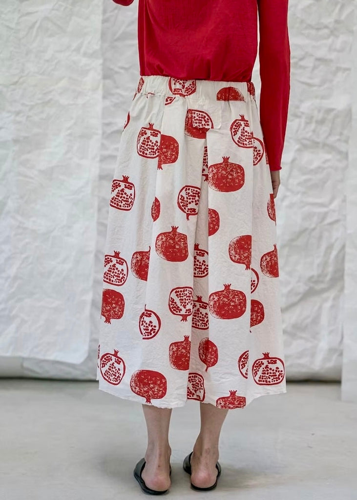 Aequamente | Skirt | Red Pomegranate