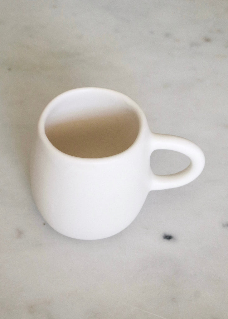 Alex Marshall Studios | Coffee Shop Latte Mug 8 oz | Matte White