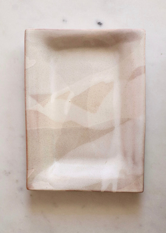 Alex Marshall Studios | Small Rectangle Platter | Stone