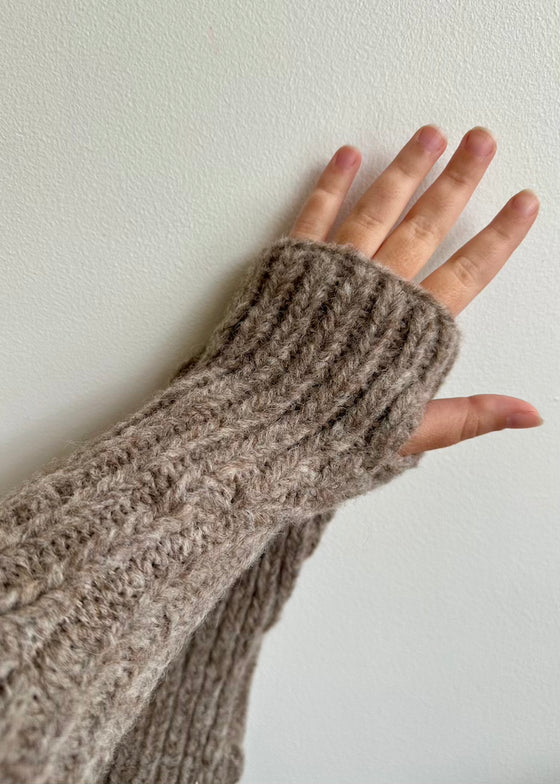 Alpaca Giles Arm Sock | Oatmeal