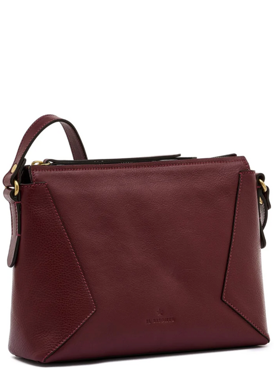 Il Bisonte | Storia Crossbody Bag | Amarena