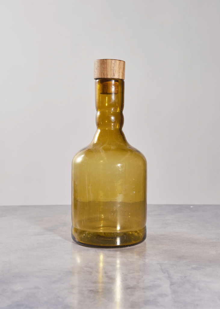Amber Decanter Bottle