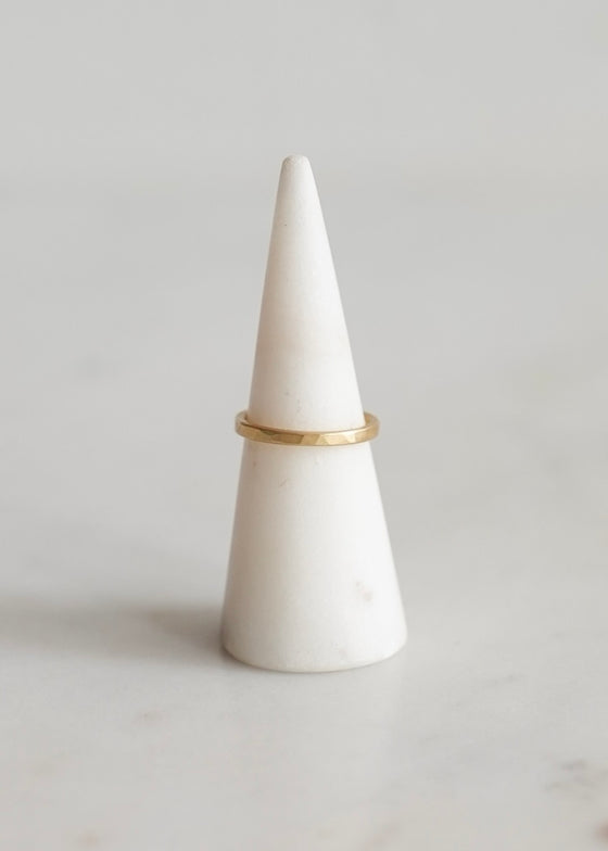 Ananda Khalsa | 18ky Gold Hammered Band