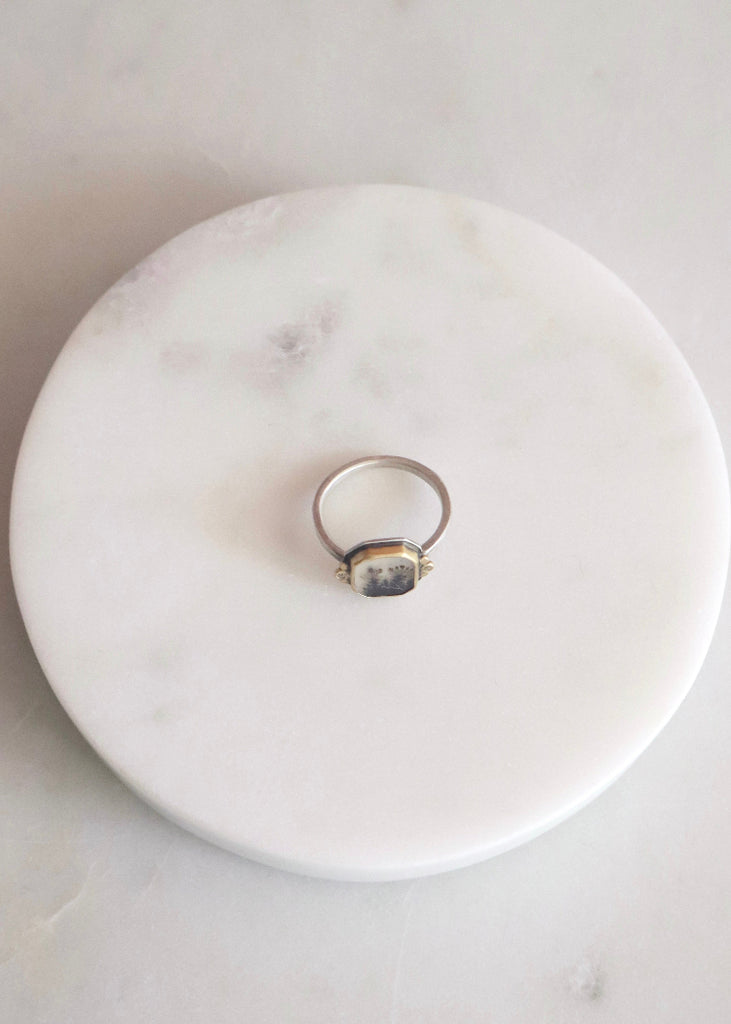 Ananda Khalsa | Dendritic Agate Ring