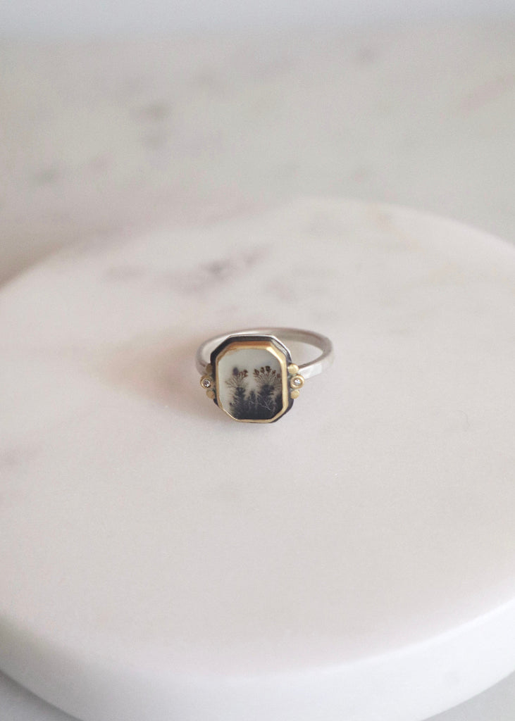 Ananda Khalsa | Dendritic Agate Ring