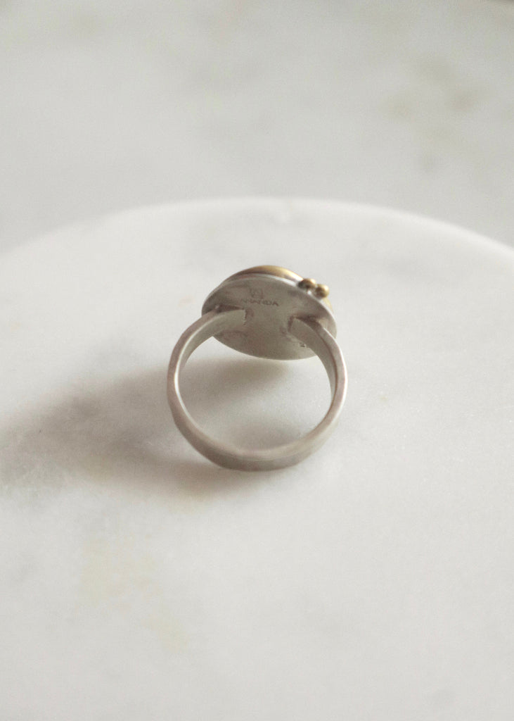 Ananda Khalsa | Gray Mabe Pearl Ring