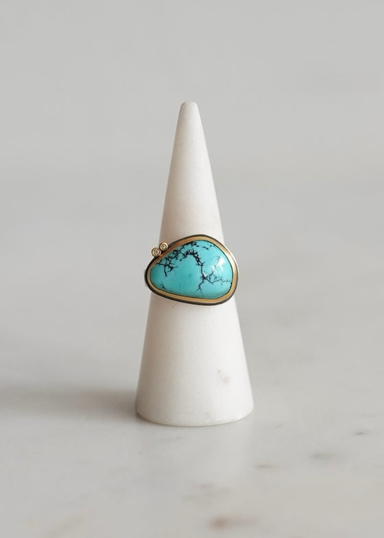 Ananda Khalsa | Organic Turquoise Ring