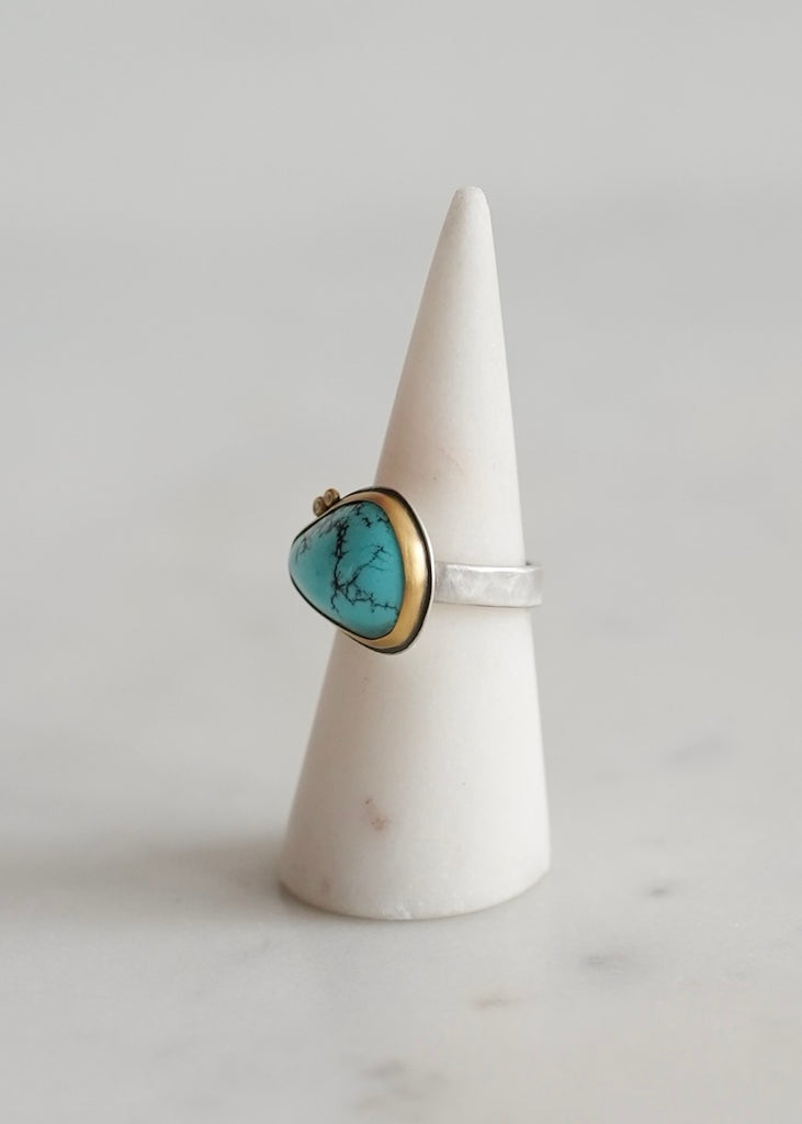 Ananda Khalsa | Organic Turquoise Ring