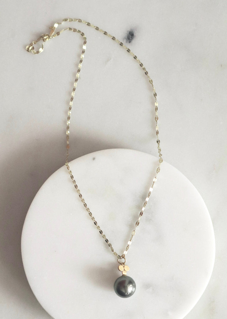 Ananda Khalsa | Tahitian Pearl Pendant Necklace