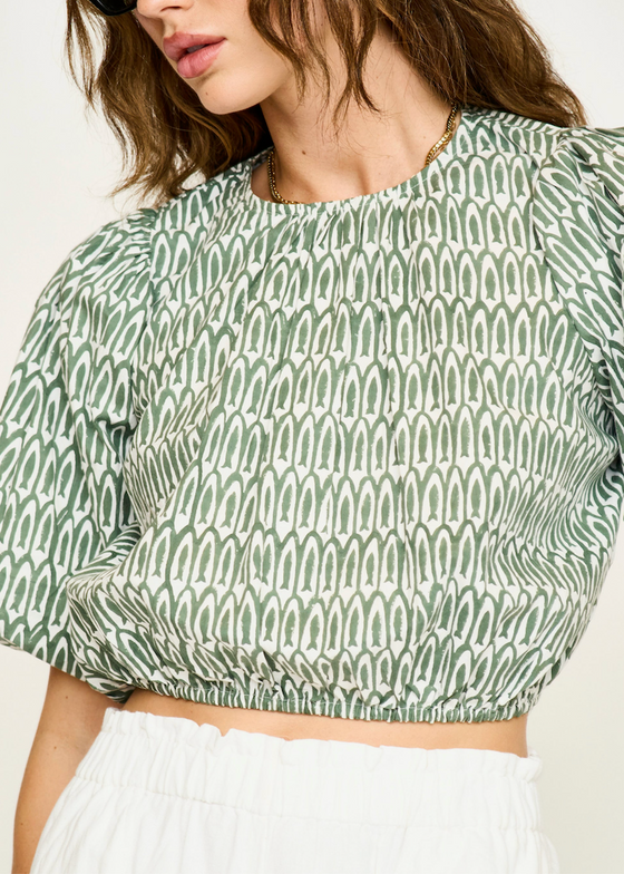 Mirth | Andaman Bubble Top | Kelp Minnow