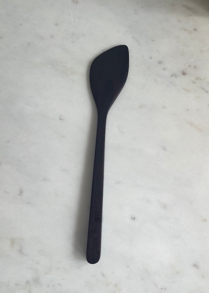 Angled Spatula | Coffee Wood