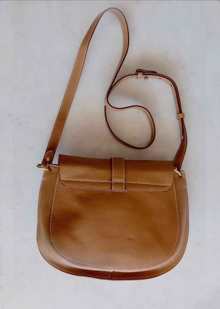 Archivio Saddle Crossbody Bag Gianduia