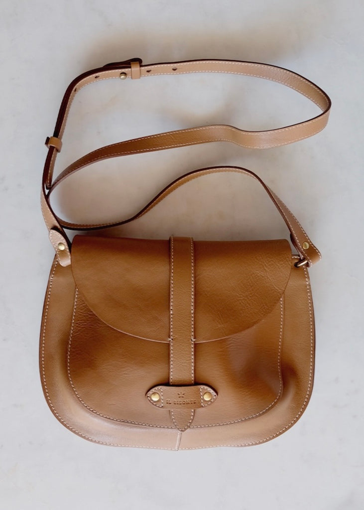 Archivio Saddle Crossbody Bag Gianduia