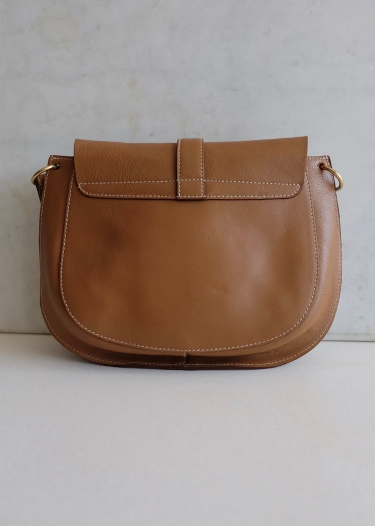 Archivio Saddle Crossbody Bag Gianduia
