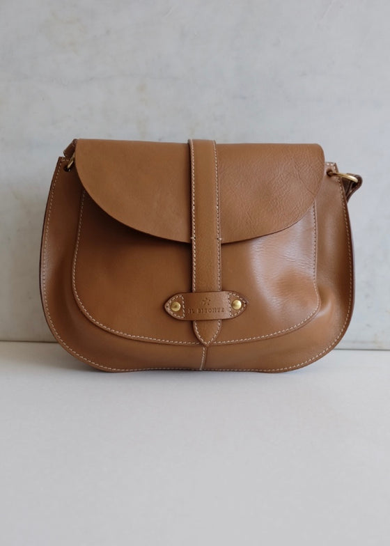 Archivio Saddle Crossbody Bag Gianduia