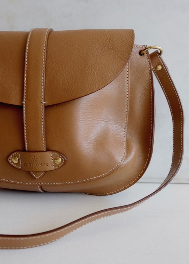 Archivio Saddle Crossbody Bag Gianduia