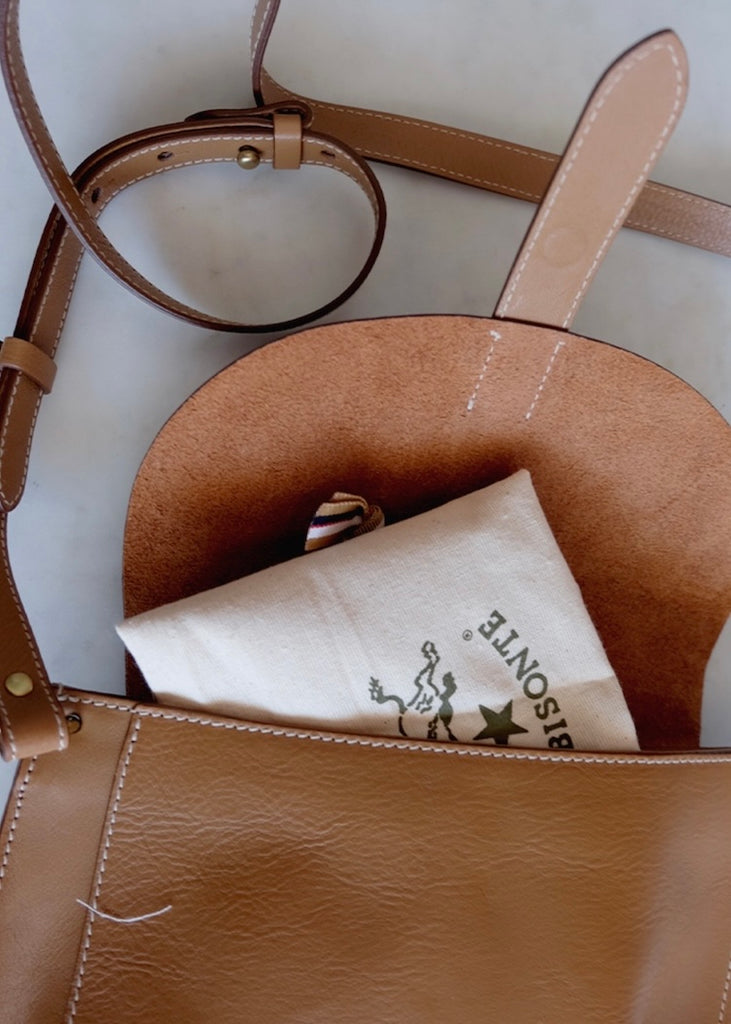 Archivio Saddle Crossbody Bag Gianduia