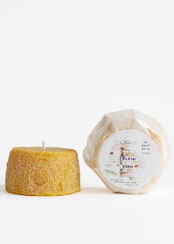 Artifaqt | Blow Horn Cheese Beeswax Candle