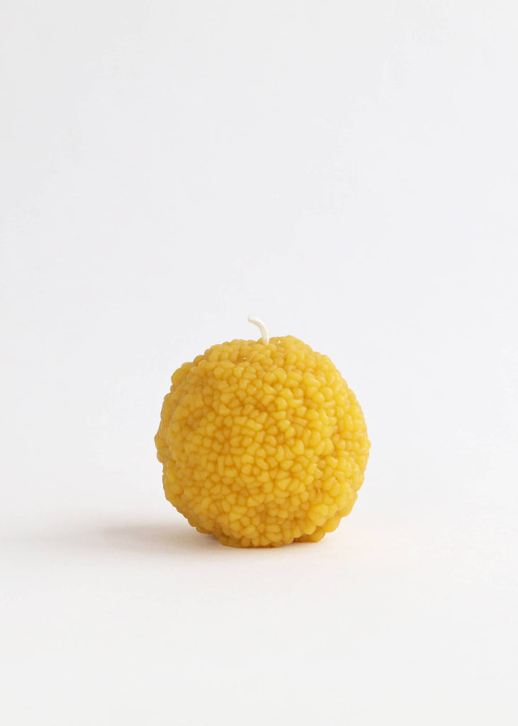 Artifaqt | Osage Orange Beeswax Candle | Yellow