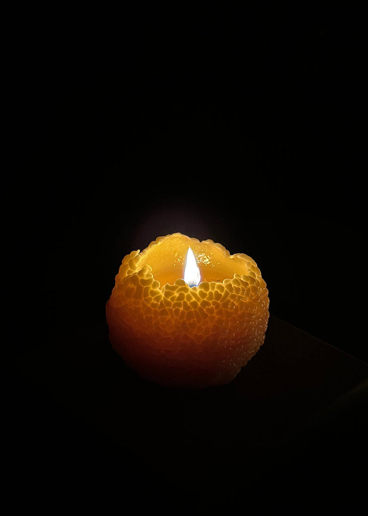 Artifaqt | Osage Orange Beeswax Candle | Yellow
